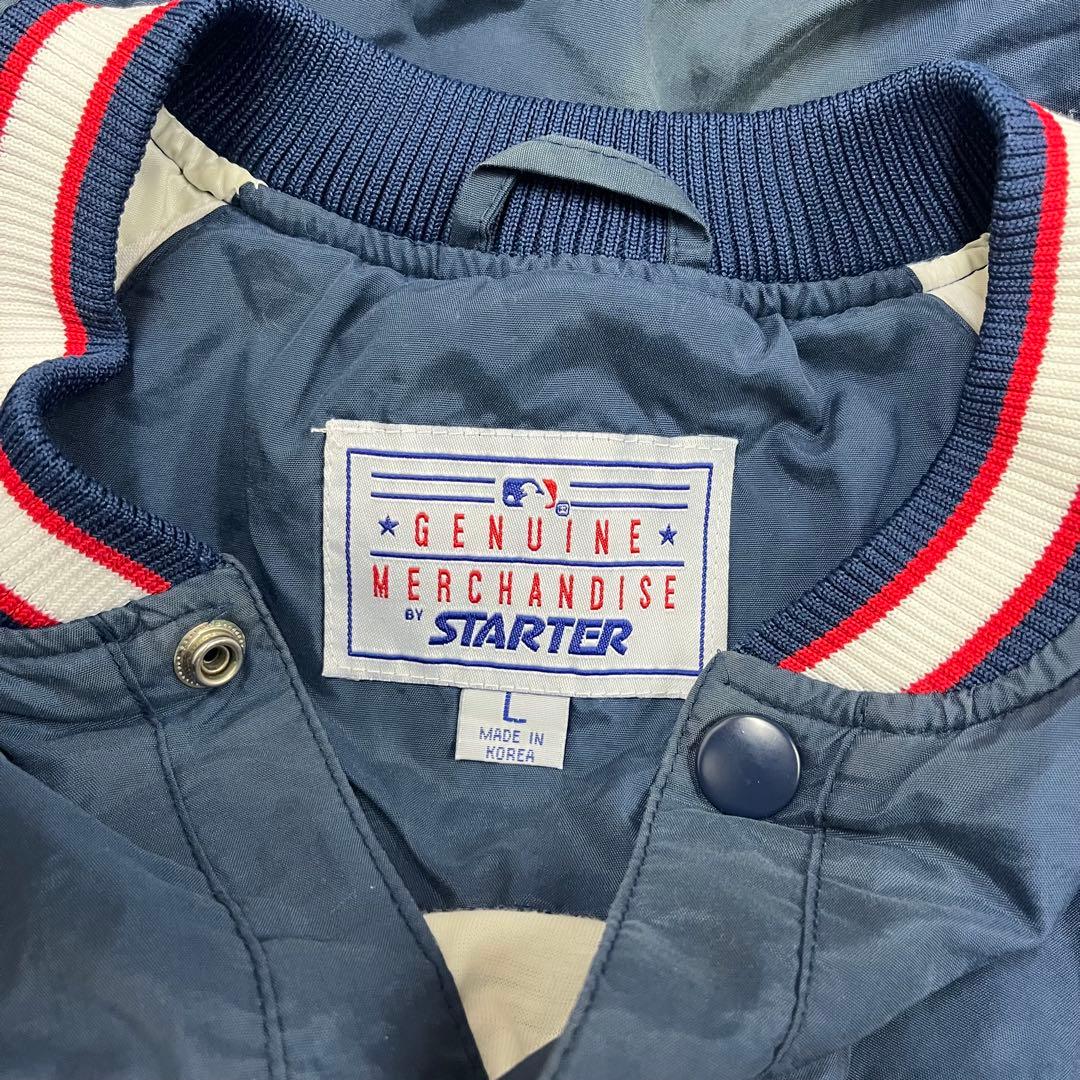 90s MLB インディアンズ STARTER 刺繍ロゴウォームアップジャケット