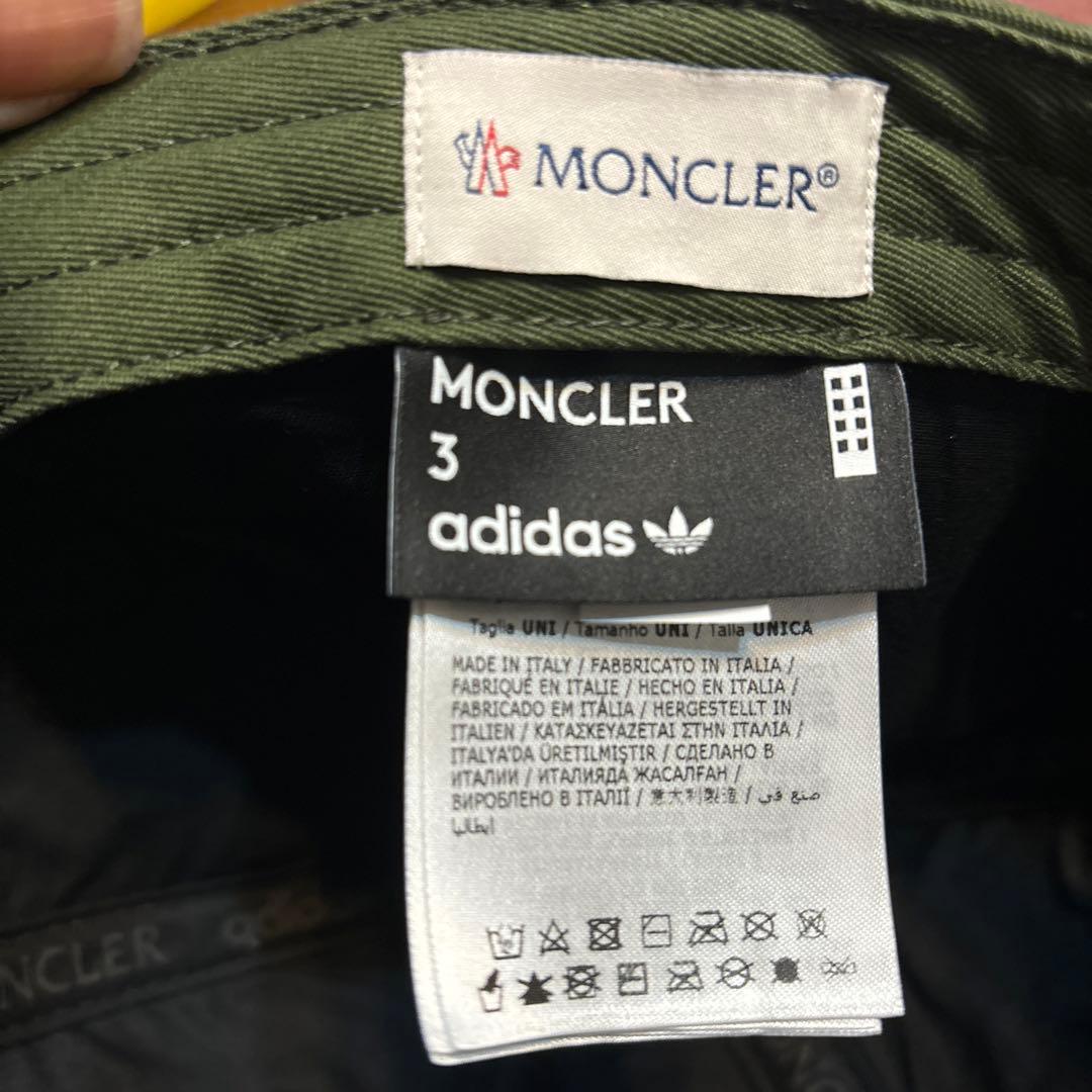 adidas MONCLER キャップ サイズ3 オリーブ