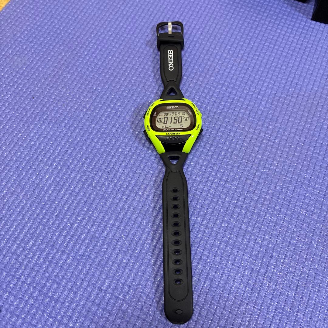 SEIKO S680-00A ソーラー ランニングウォッチ