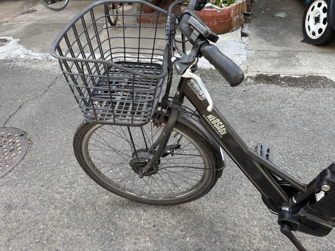 栄光 NEOSAGE 電動アシスト自転車 前カゴ付き