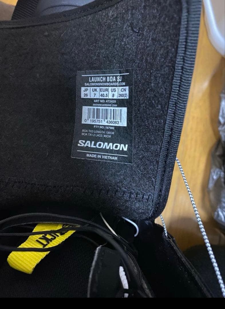 Salomon Launch BOA SJ 23-24 26.0 スノボ ブーツ