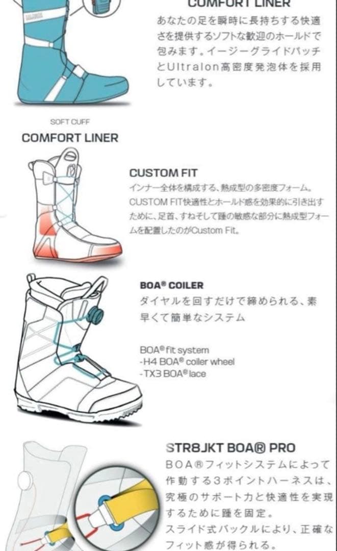 Salomon Launch BOA SJ 23-24 26.0 スノボ ブーツ