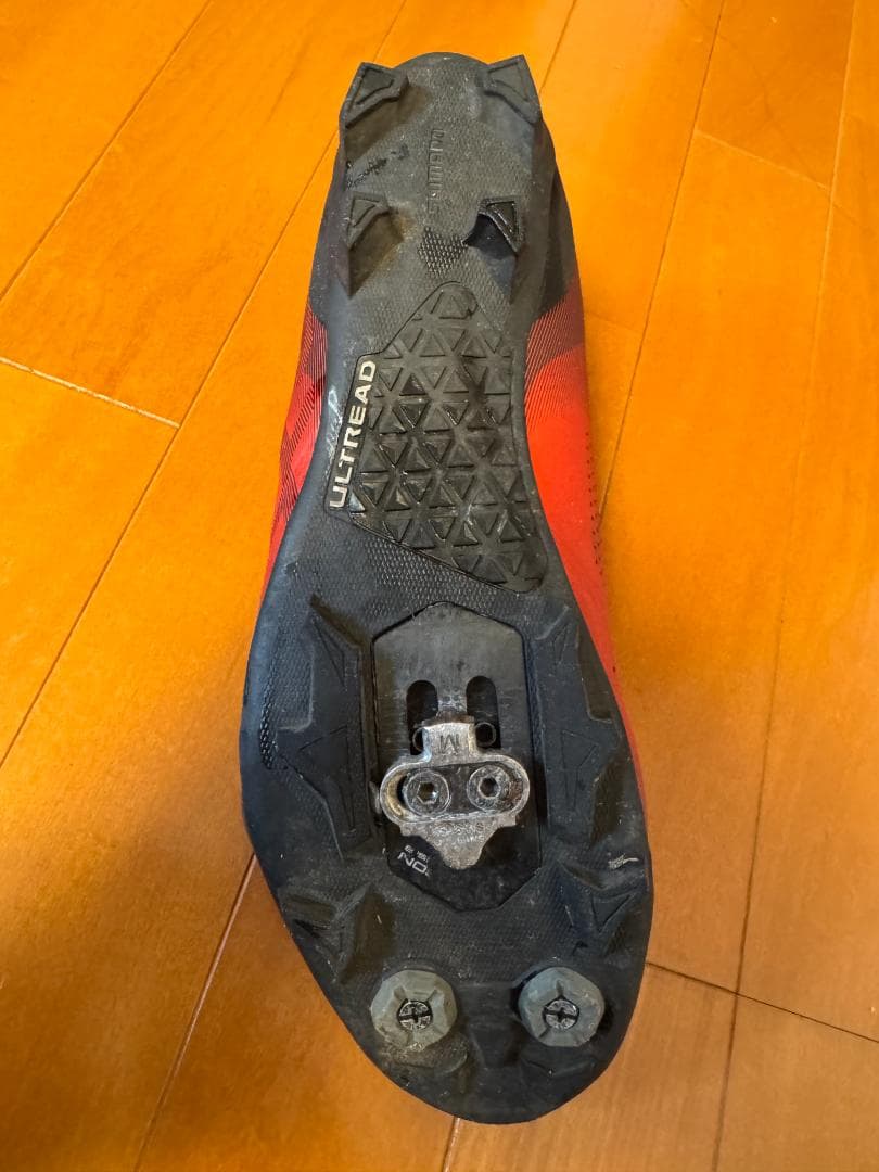 シマノ SH-XC702 SPDシューズ 26.5cm ワイド 赤 BOA 美品