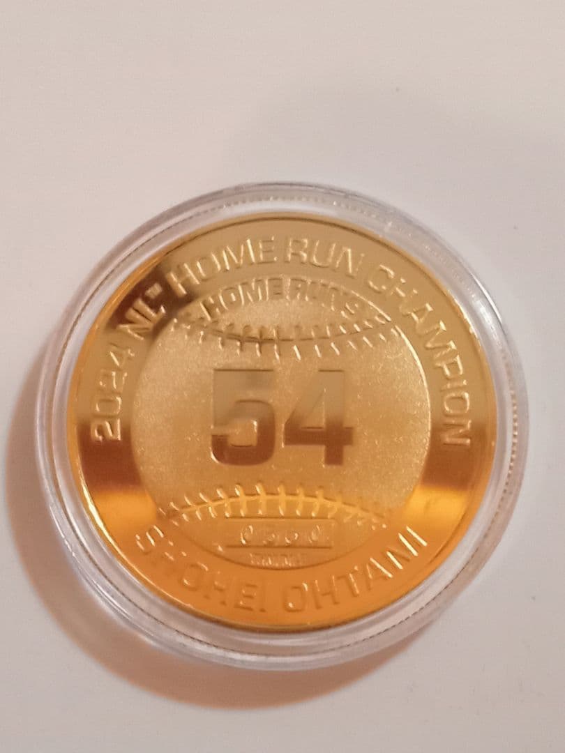 大谷翔平 2024 NL ホームラン王獲得記念記念ゴールド