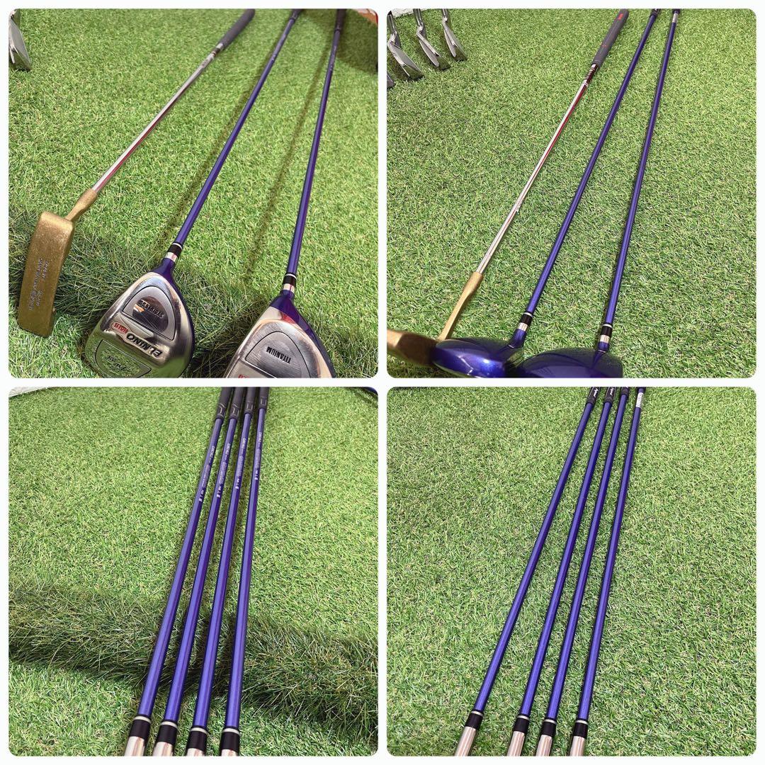 美品 これからゴルフを始める方にオススメ レディースゴルフクラブ7本セット