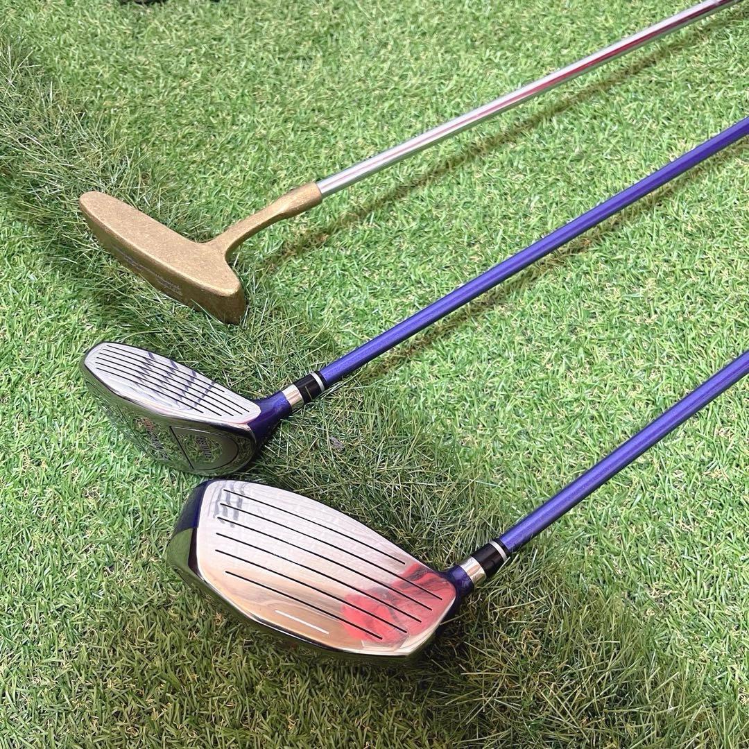 美品 これからゴルフを始める方にオススメ レディースゴルフクラブ7本セット