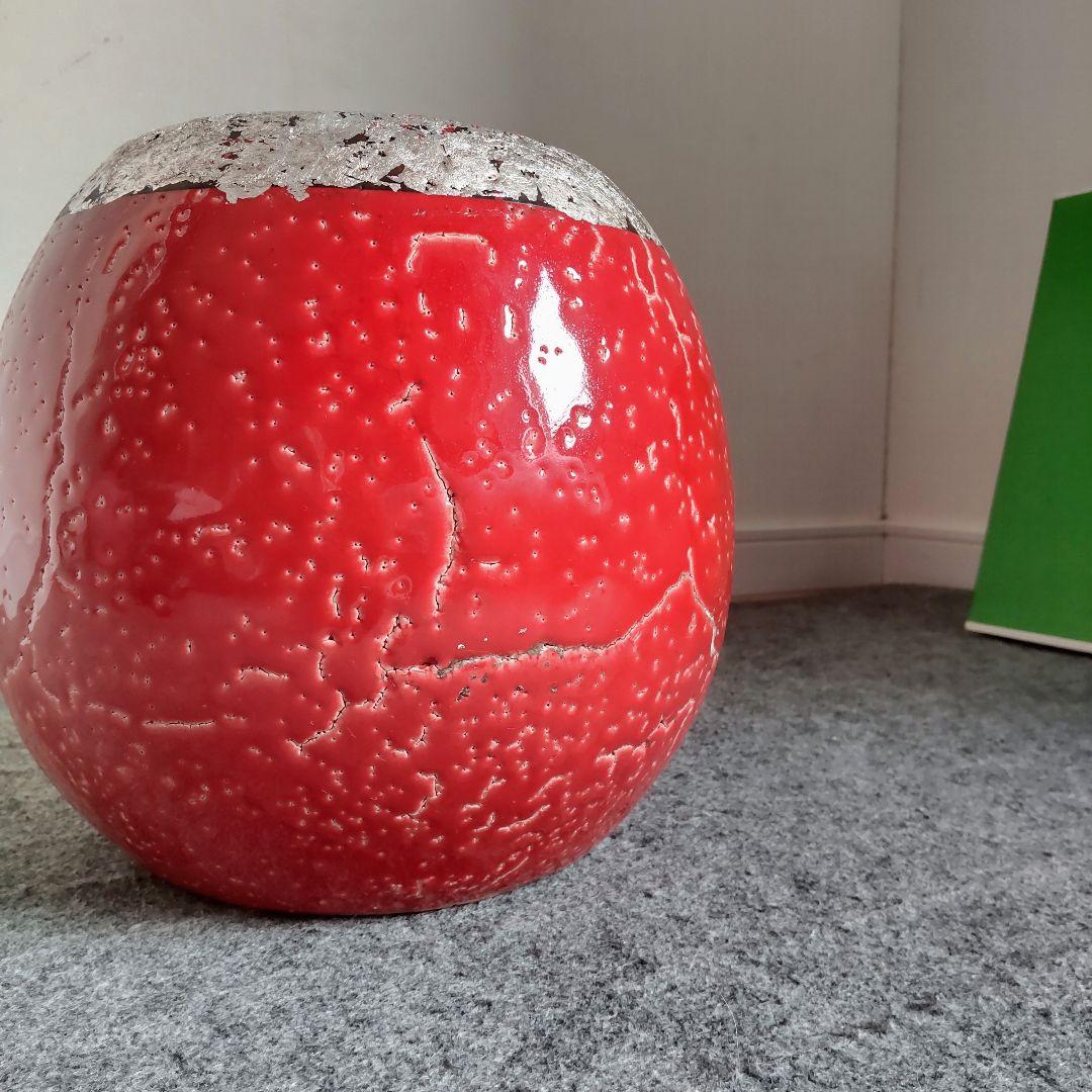 Unique flower pot　プランター　植木鉢　フラワーポット　赤