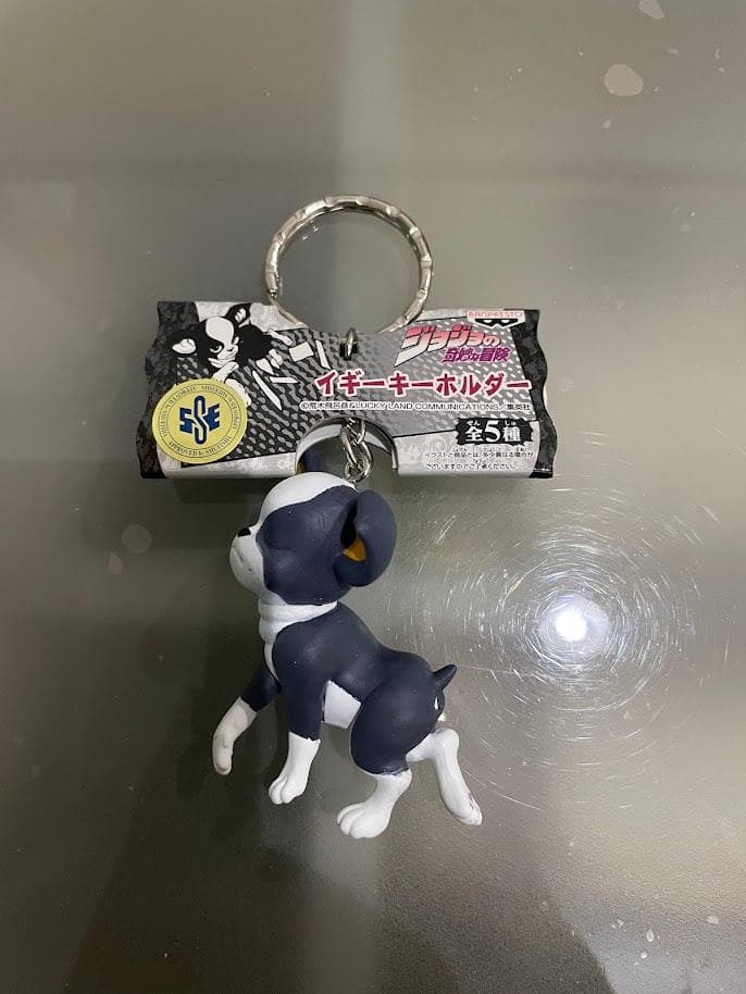 新品 ジョジョの奇妙な冒険　イギー　キーホルダー 全５種　セット ジョジョ展