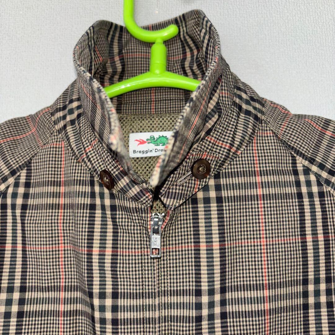 メンズウェア Braggin'Dragon GOLF JACKET CHECK XL