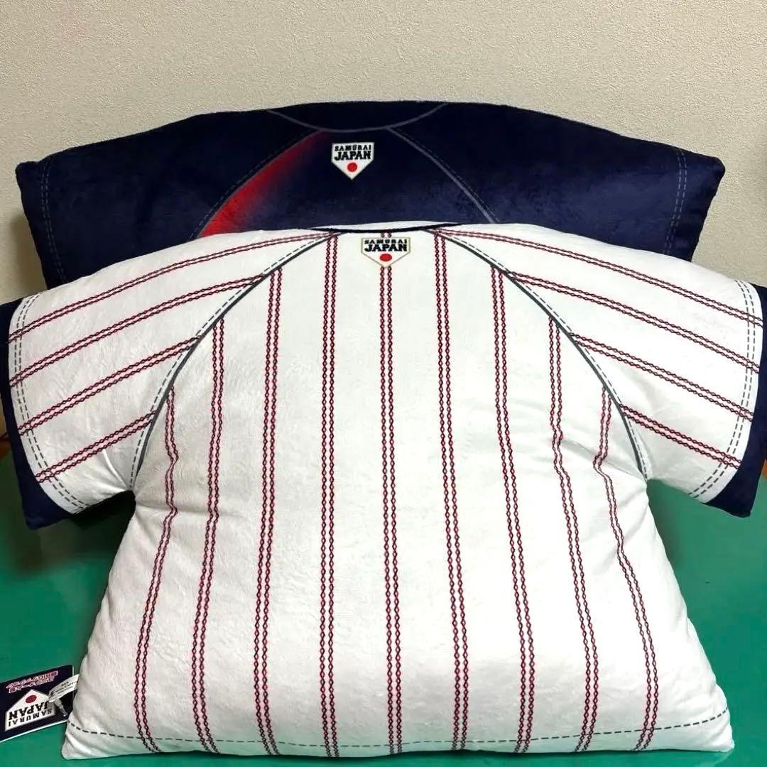 【新品タグ付き】侍ジャパン　ボストンバッグ＆ユニフォーム型クッション　3点セット
