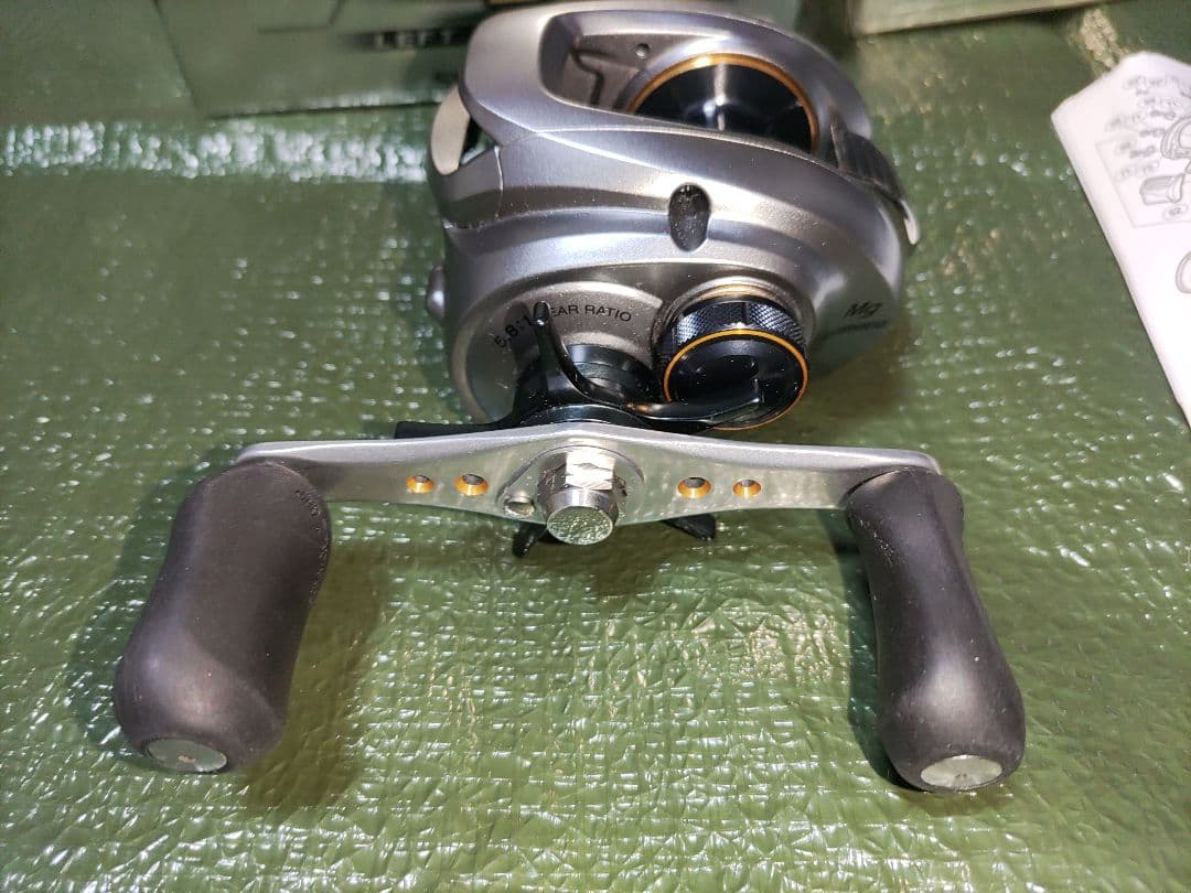 シマノ09アルデバランmgレフト（極美品）夢屋BFSスプール及び純正ハンドル付属