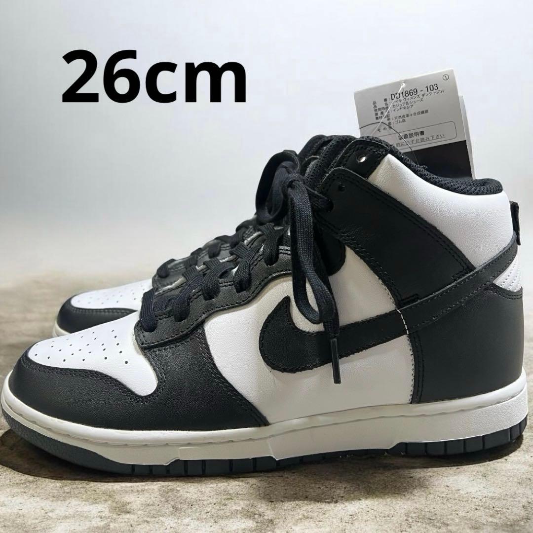 未使用nike wmns dunk high black and white26