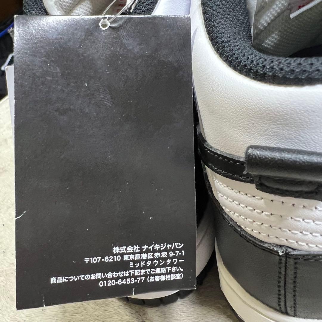 未使用nike wmns dunk high black and white26