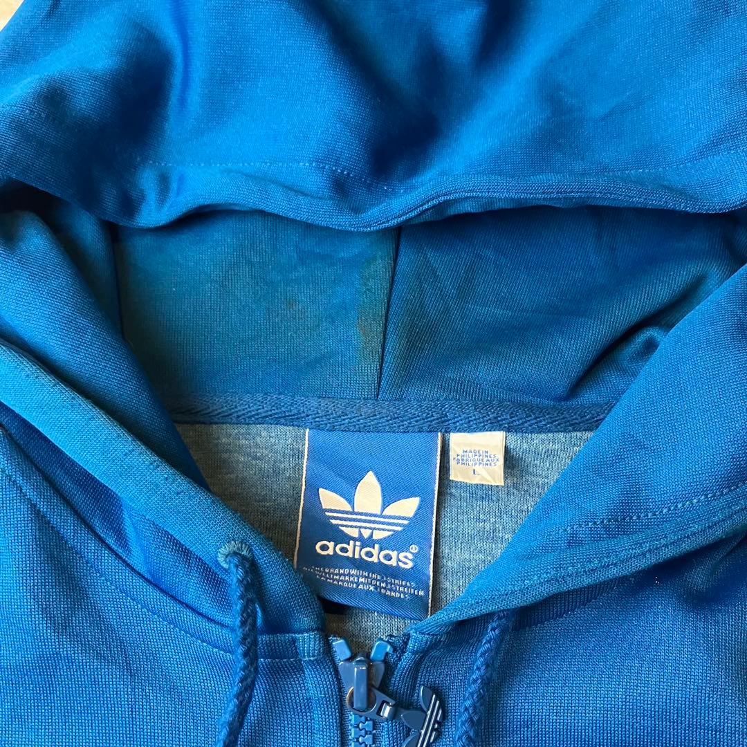 ファイヤーバード　アディダス　adidas フード付きジャケット Lサイズ