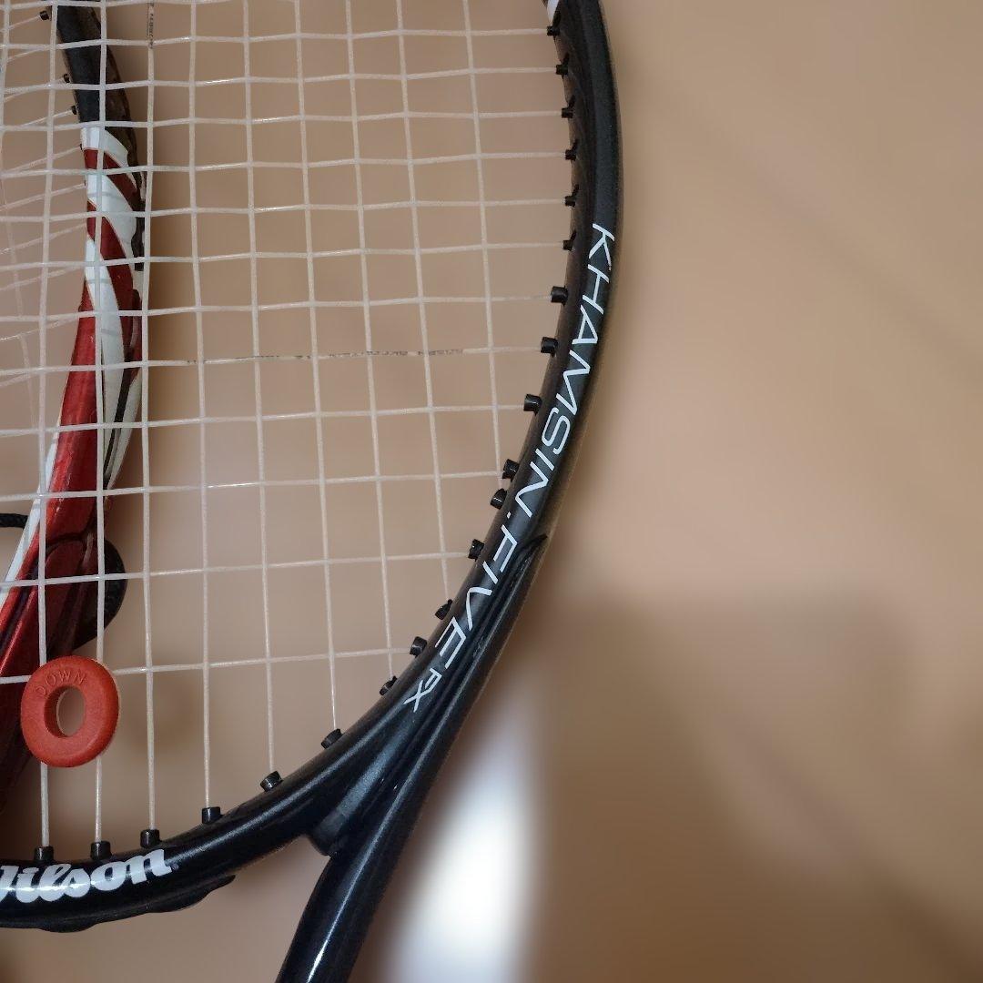 wilson KHAMSIN.FIVE FX 2本 他 テニス道具セット