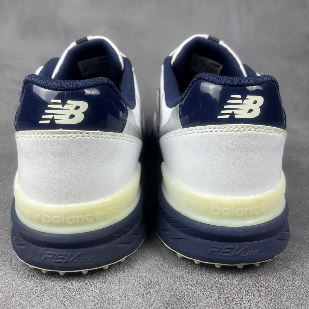 【美品】ニューバランス ゴルフシューズ UGBS996 ボア付き 白 29.0