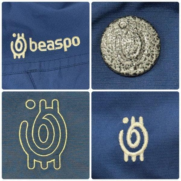美品 beaspo スノボ スキー フィッシングウェア セットアップ ビアスポ