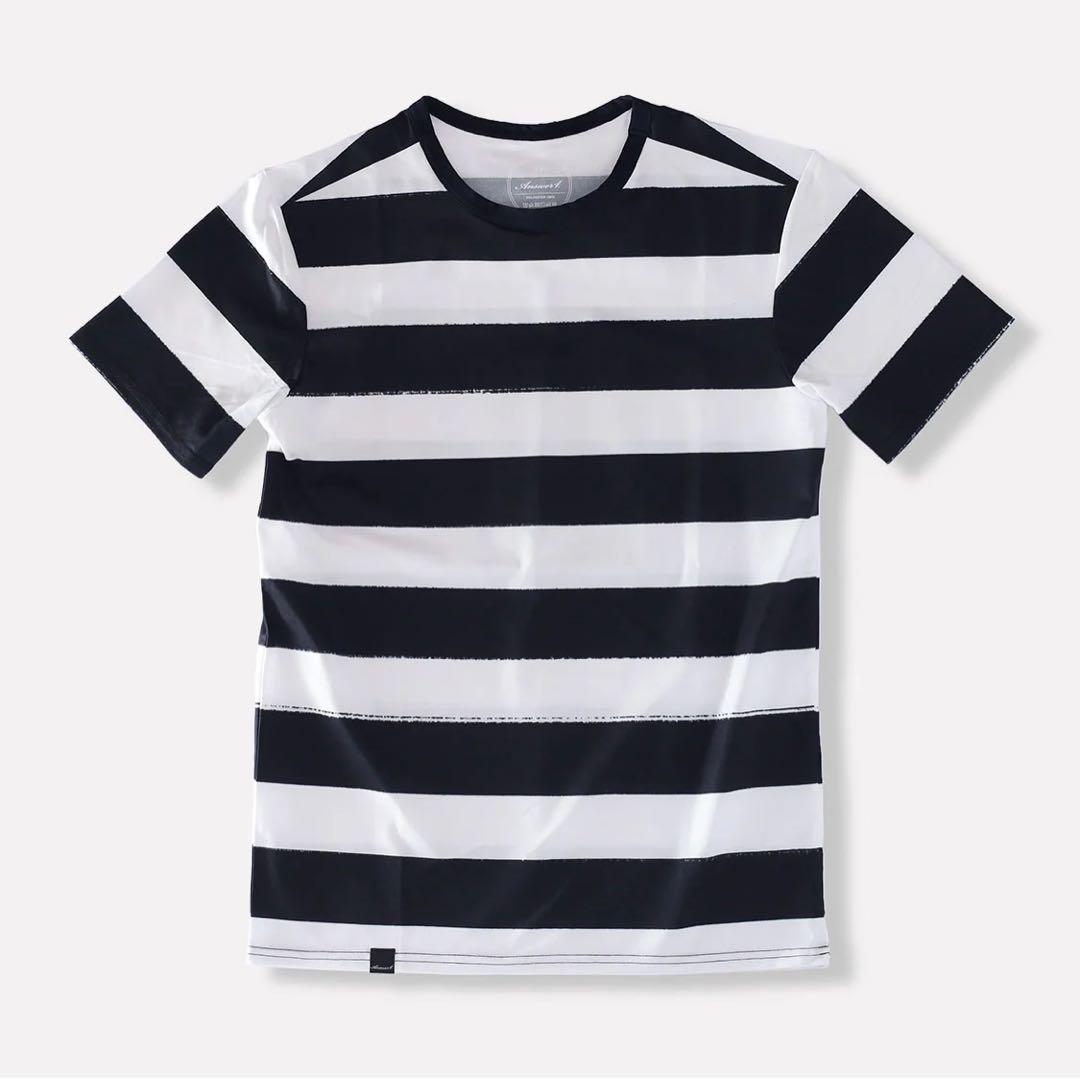 ANSWER4 Striped Tshirtsアンサーフォー ストライプＴシャツ