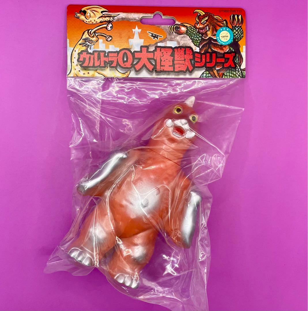 ペギラUSTOYSシャンプーボトル マルサン ソフビ人形 オレンジ成形色 M1号