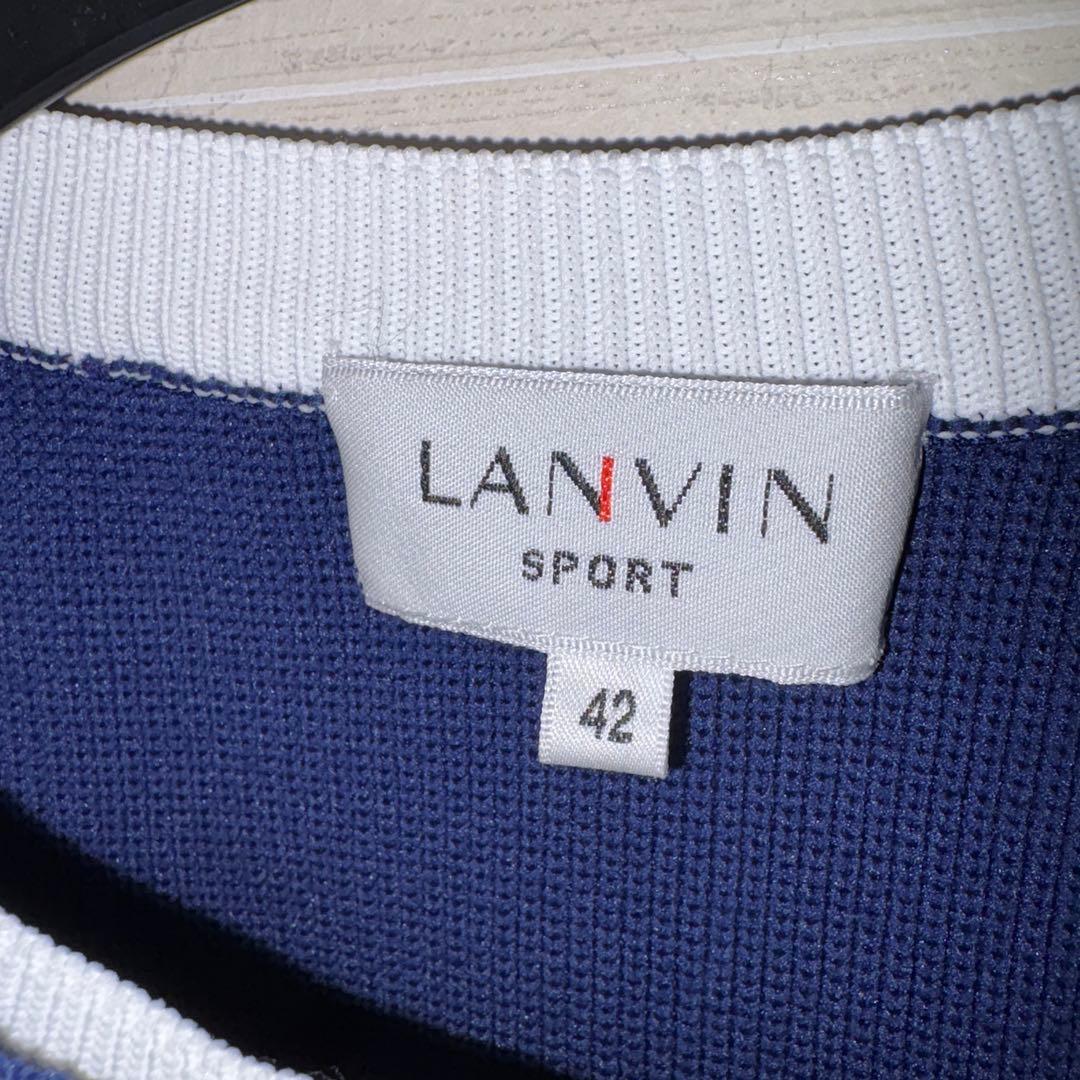 ランバンスポール異素材ニット42美品