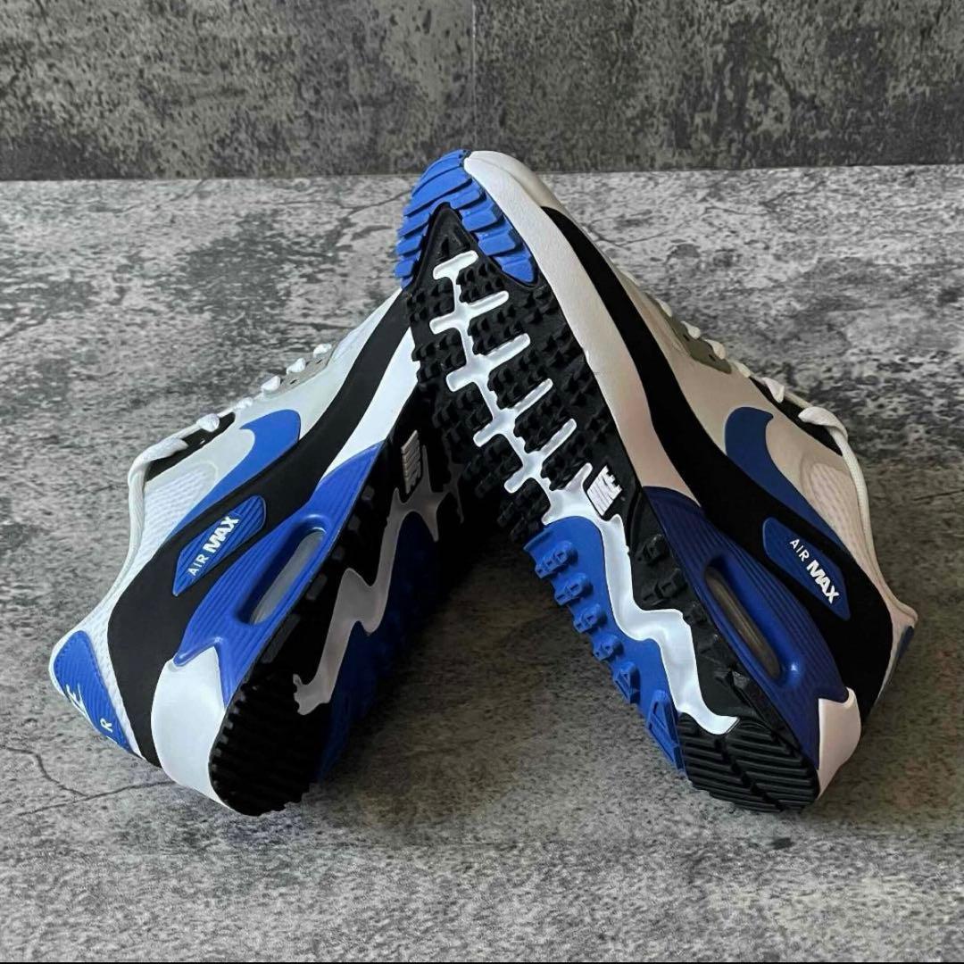 NIKE AIR MAX 90 G 青 24.5 ナイキ エアマックス ゴルフ