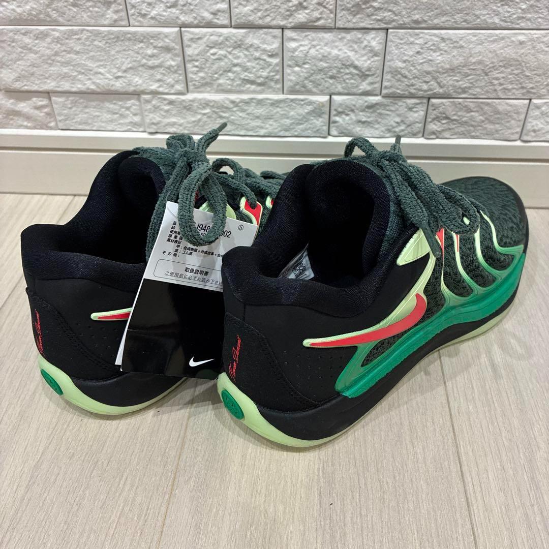 ★新品★Nike ナイキKD17 EPブラック/ビンテージグリーン 25.5cm