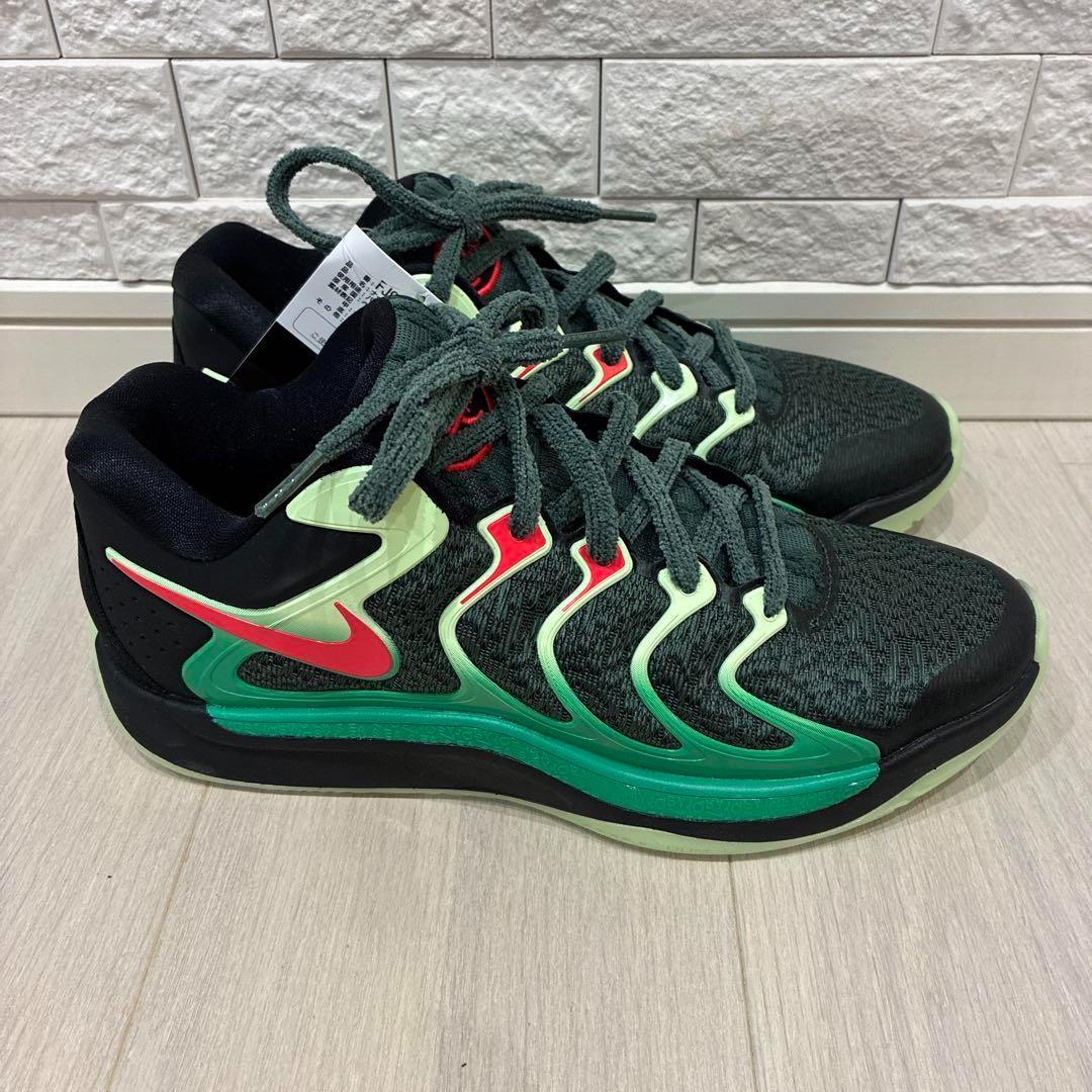★新品★Nike ナイキKD17 EPブラック/ビンテージグリーン 25.5cm