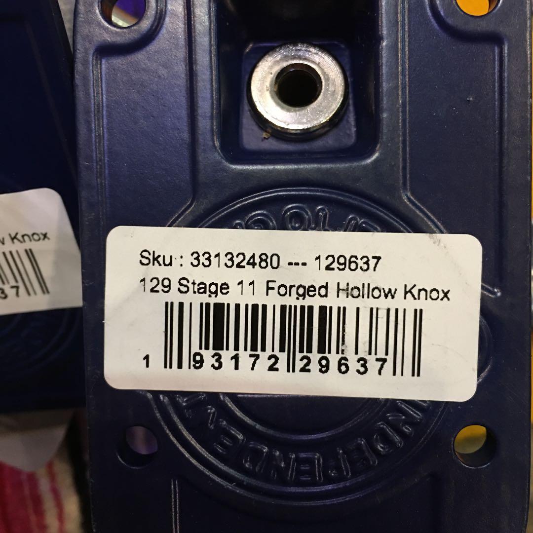 independent インディートラック　129超軽量モデルフォロー