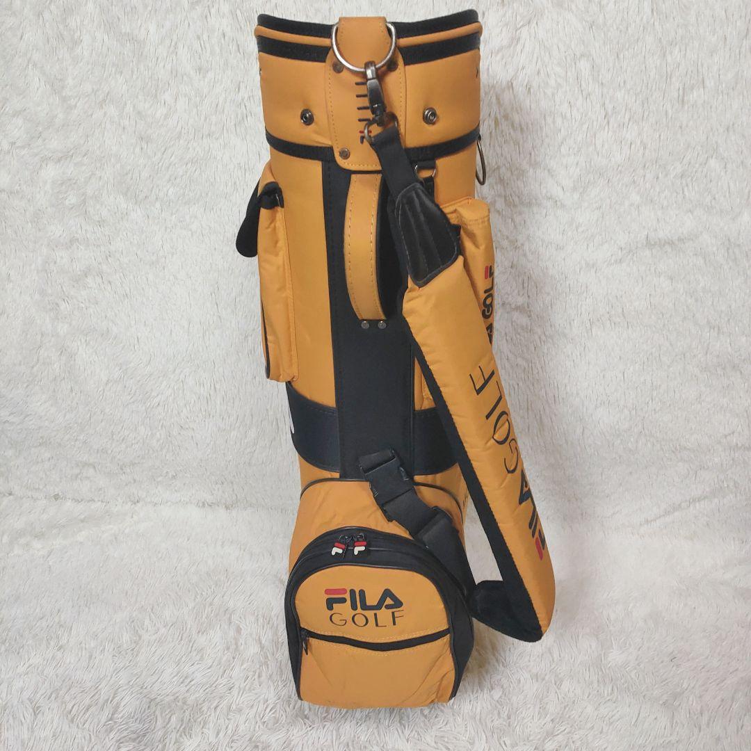 【人気モデル】FILA GOLF キャディバッグ イエロー