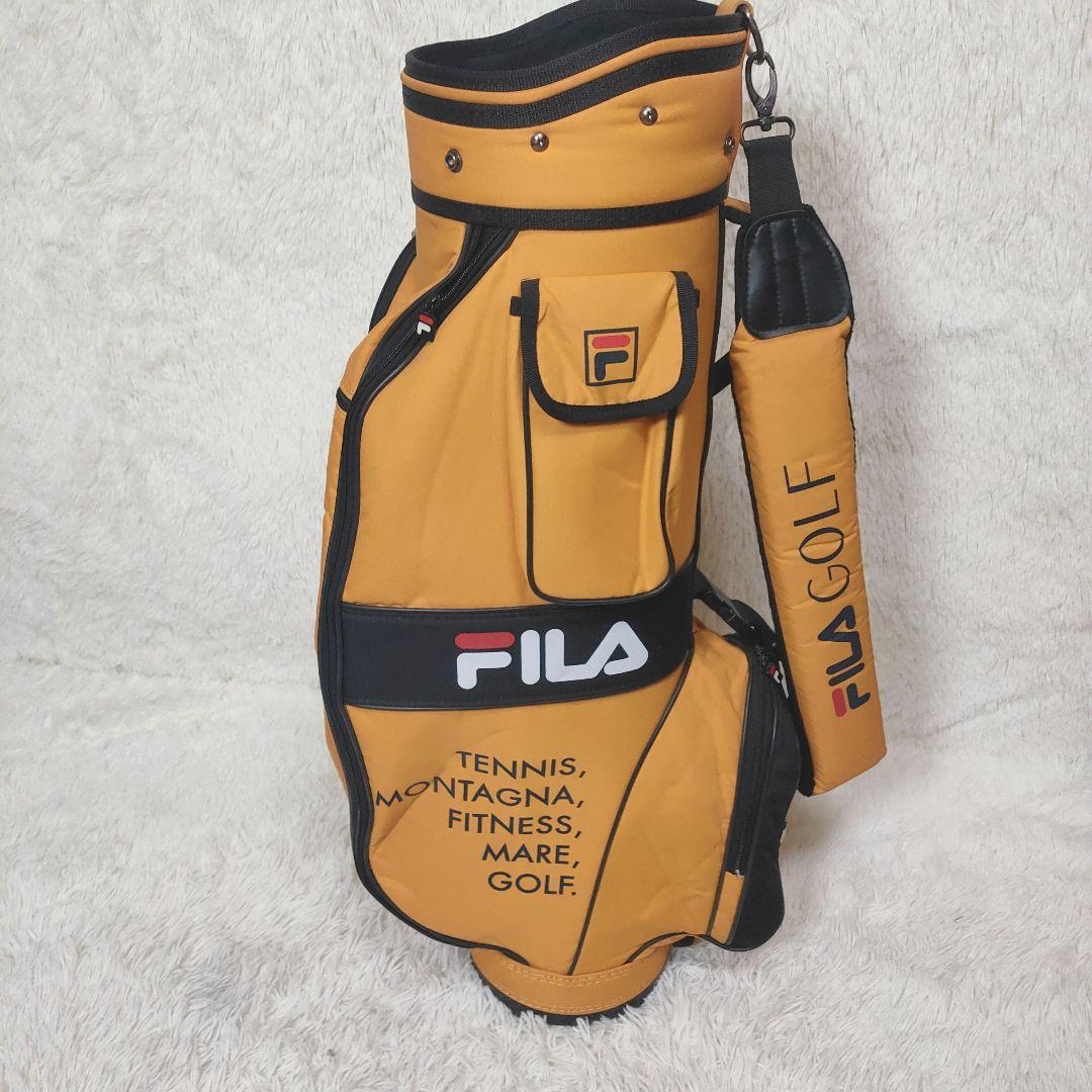 【人気モデル】FILA GOLF キャディバッグ イエロー