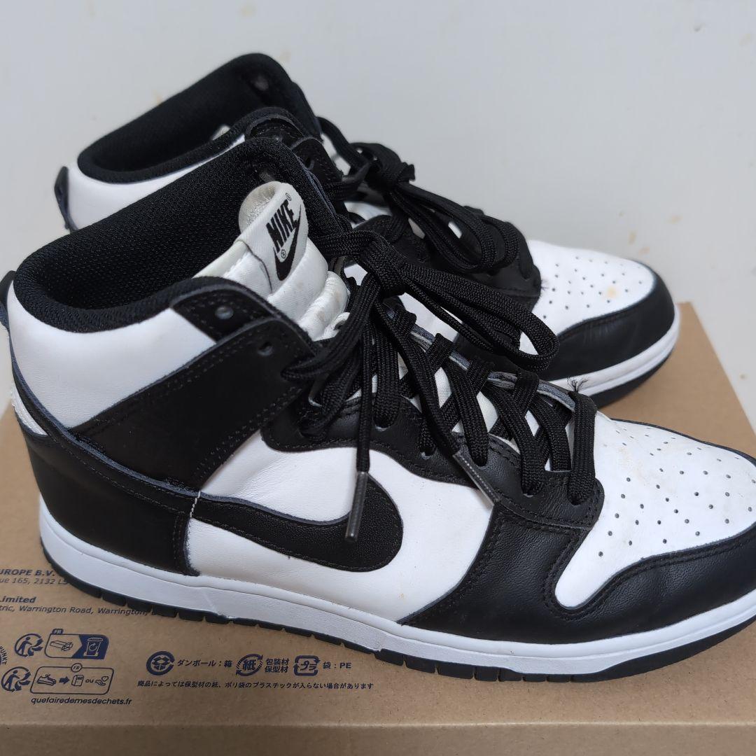 バッシュ Nike ハイカット シューズ 人気のパンダ 白/黒