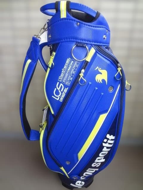 ルコック / le coq GOLF 9.5型 4口キャディバッグ ブルー 美品