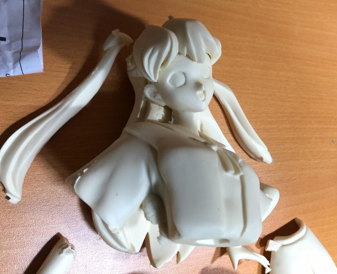 絶版品 惣流・アスカ・ラングレー 制服 1/4 ガレージキット エヴァンゲリオン