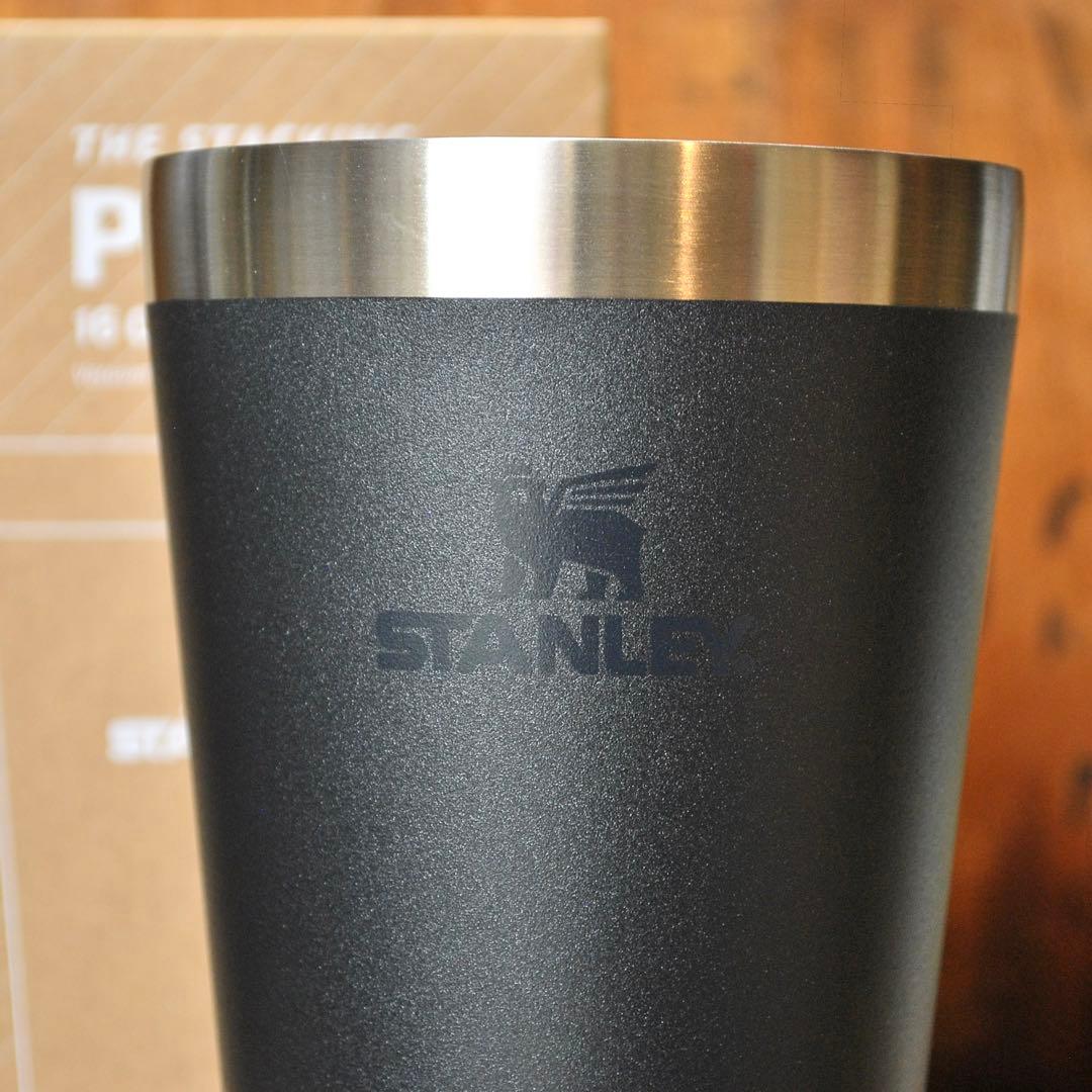 STANLEYスタッキング真空パイント0.47L【2色セット】フロスト＆ブラック