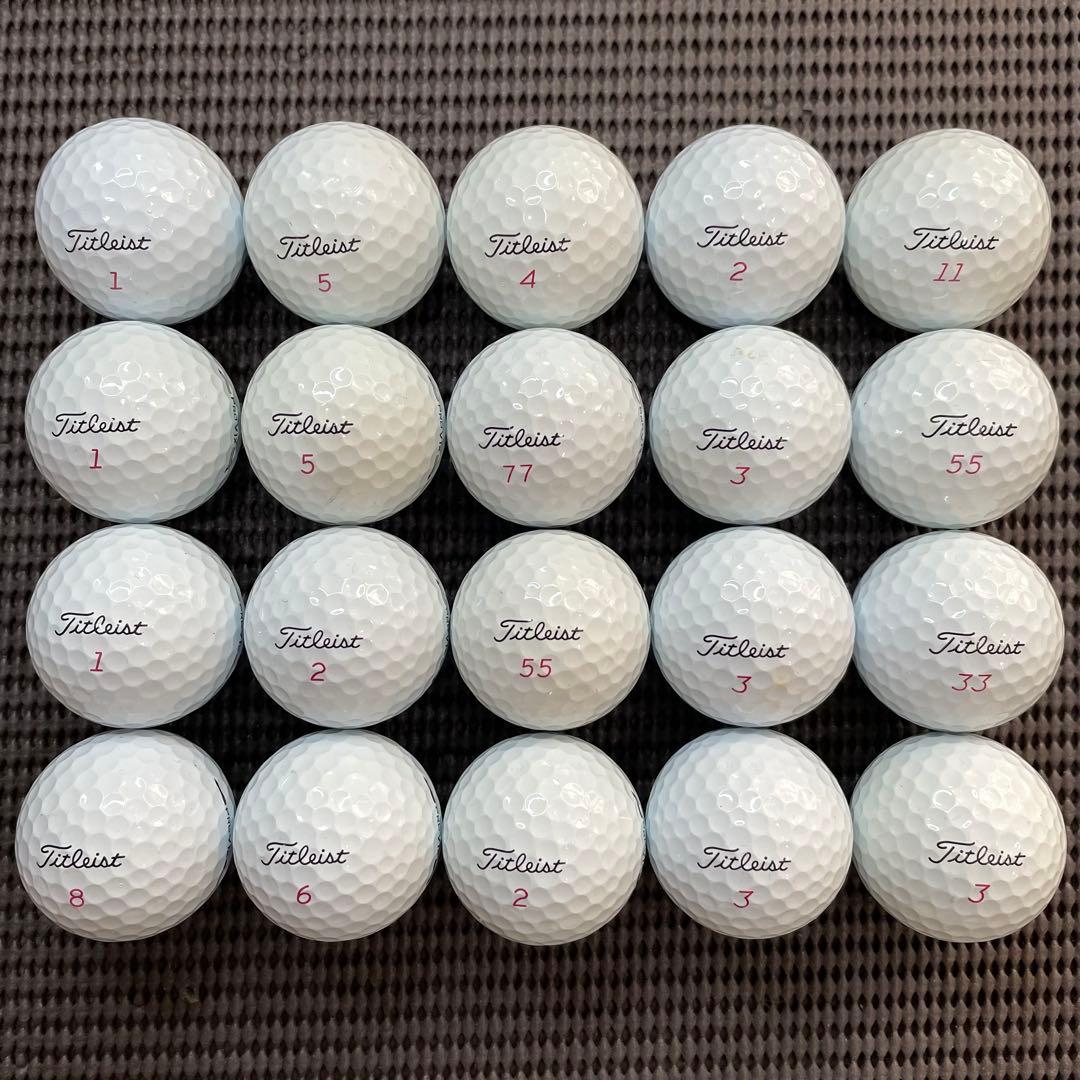 【タイトリスト PROV1X★A】ロストボール 20個