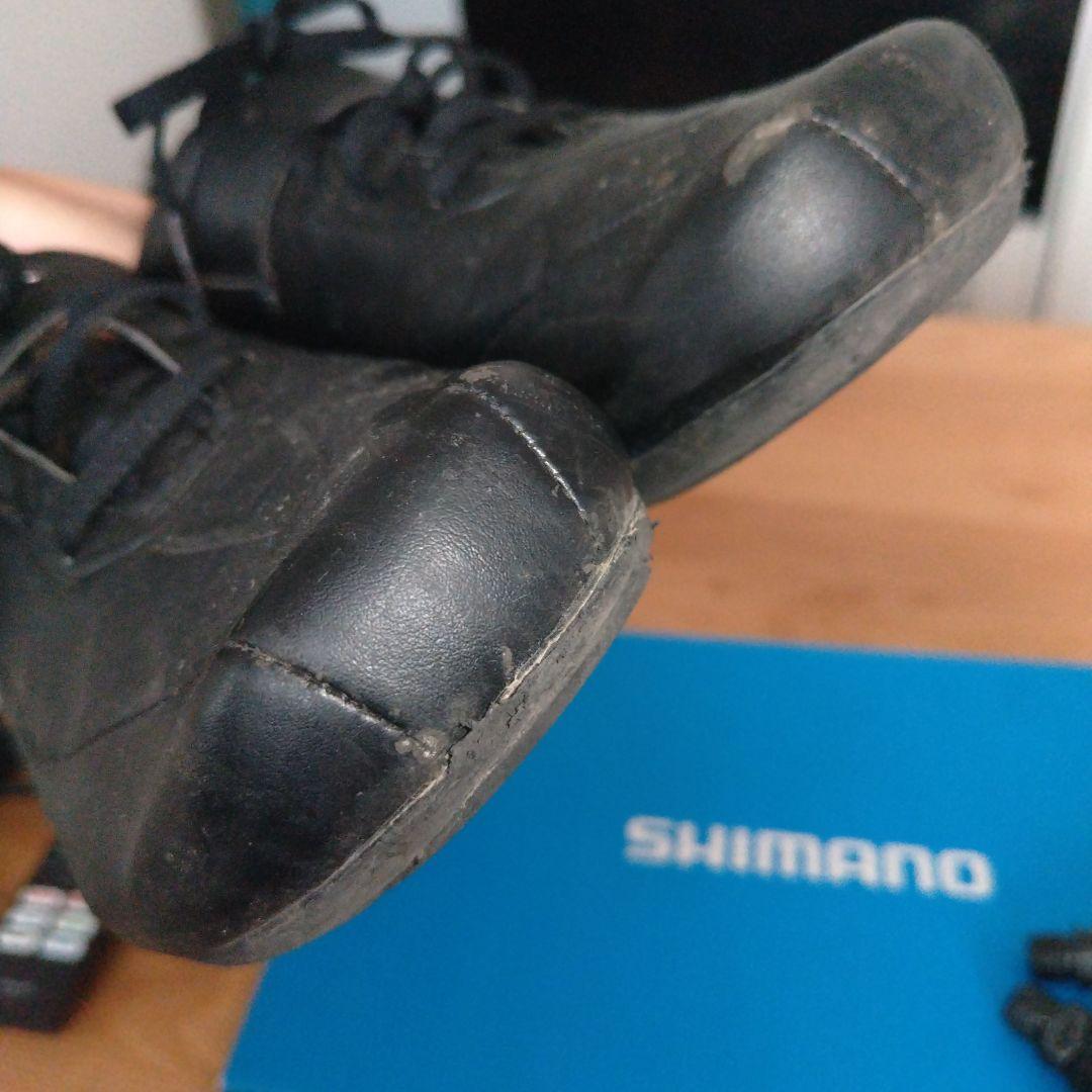 Shimano SPDシューズ26.5cmとSPDペダルセット