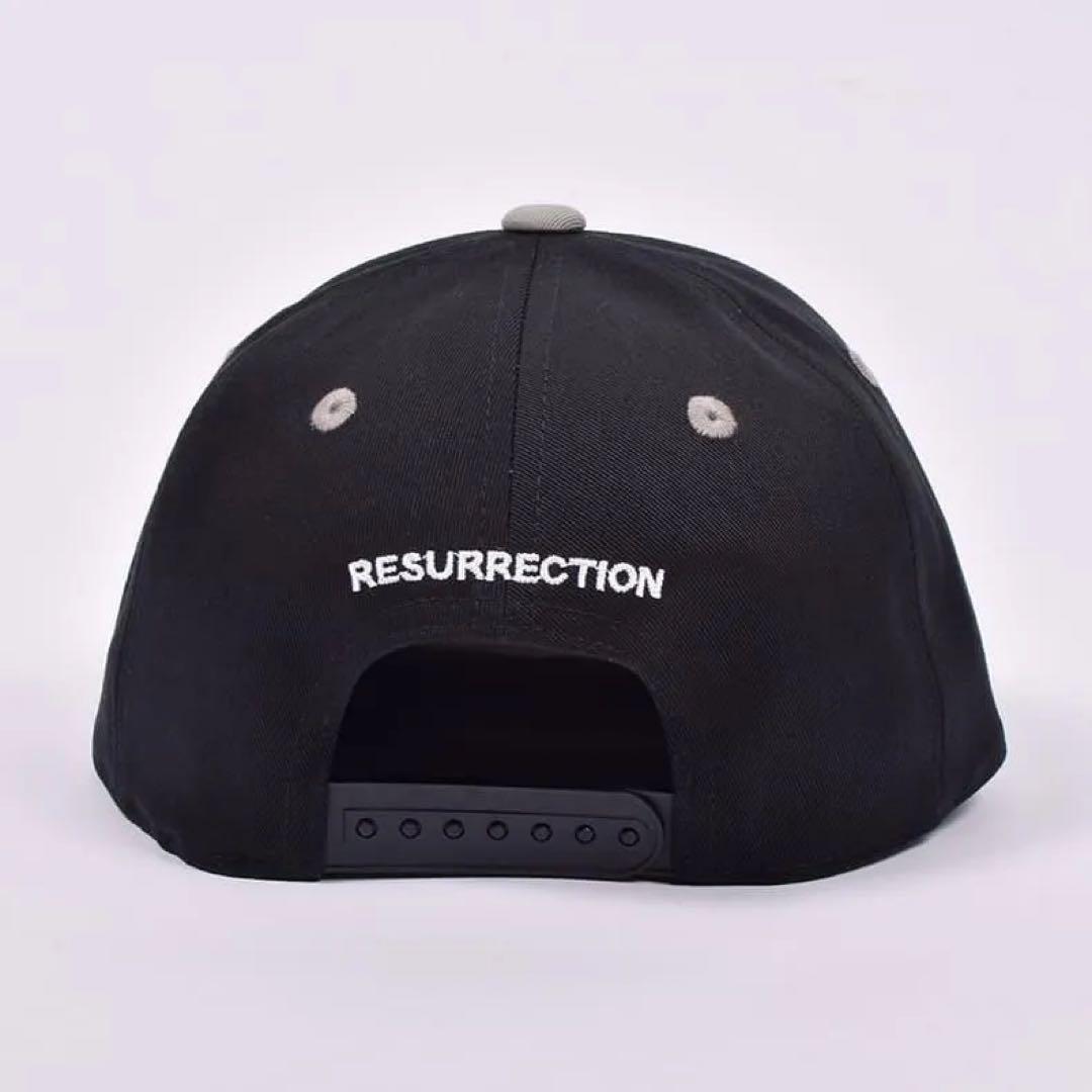 【お値下げ不可】RESURRECTION バイカラーキャップ (フラット)
