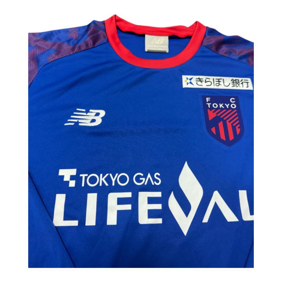 【特価】FC東京 プラクティスシャツ 長袖 XL ニューバランス ウェア