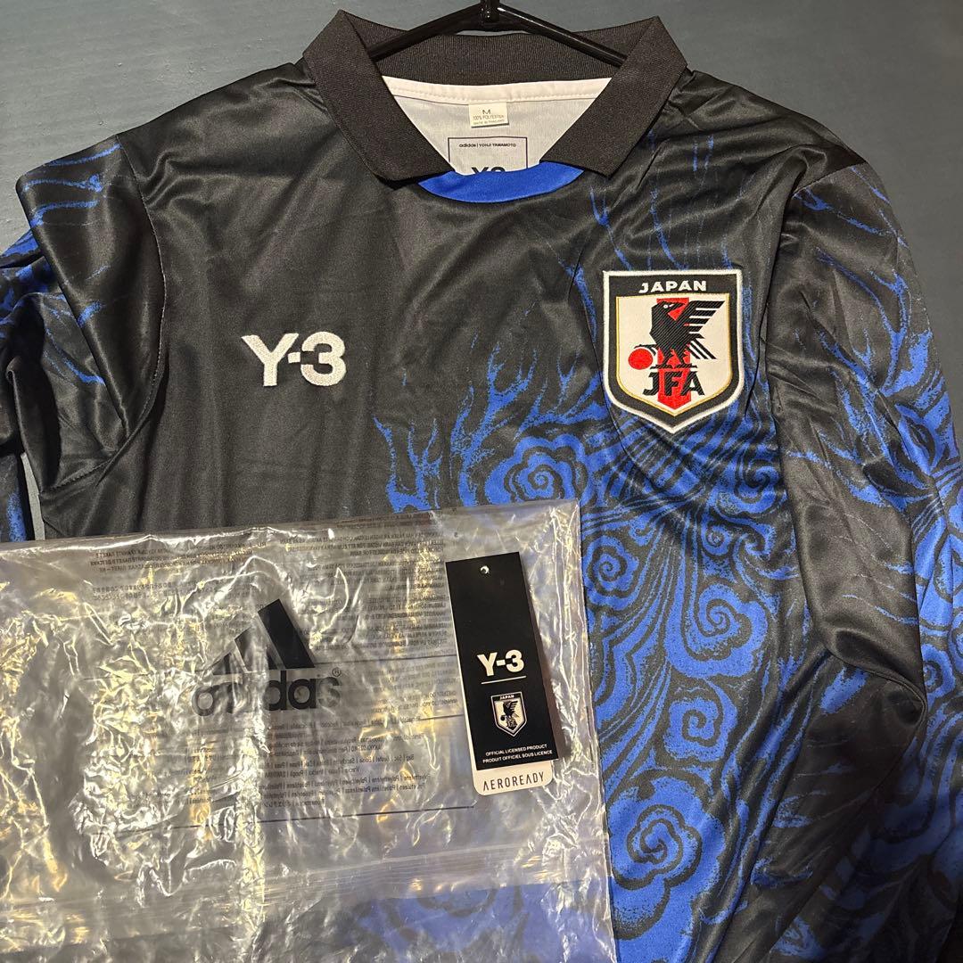 サッカー　日本代表 Y-3 長袖 ユニフォーム ホーム Mサイズ