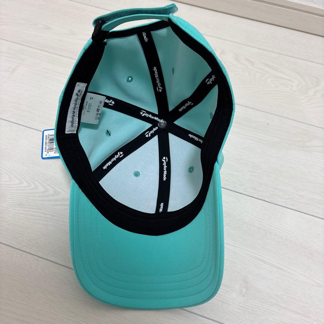 TaylorMade キャップ　ターコイズ