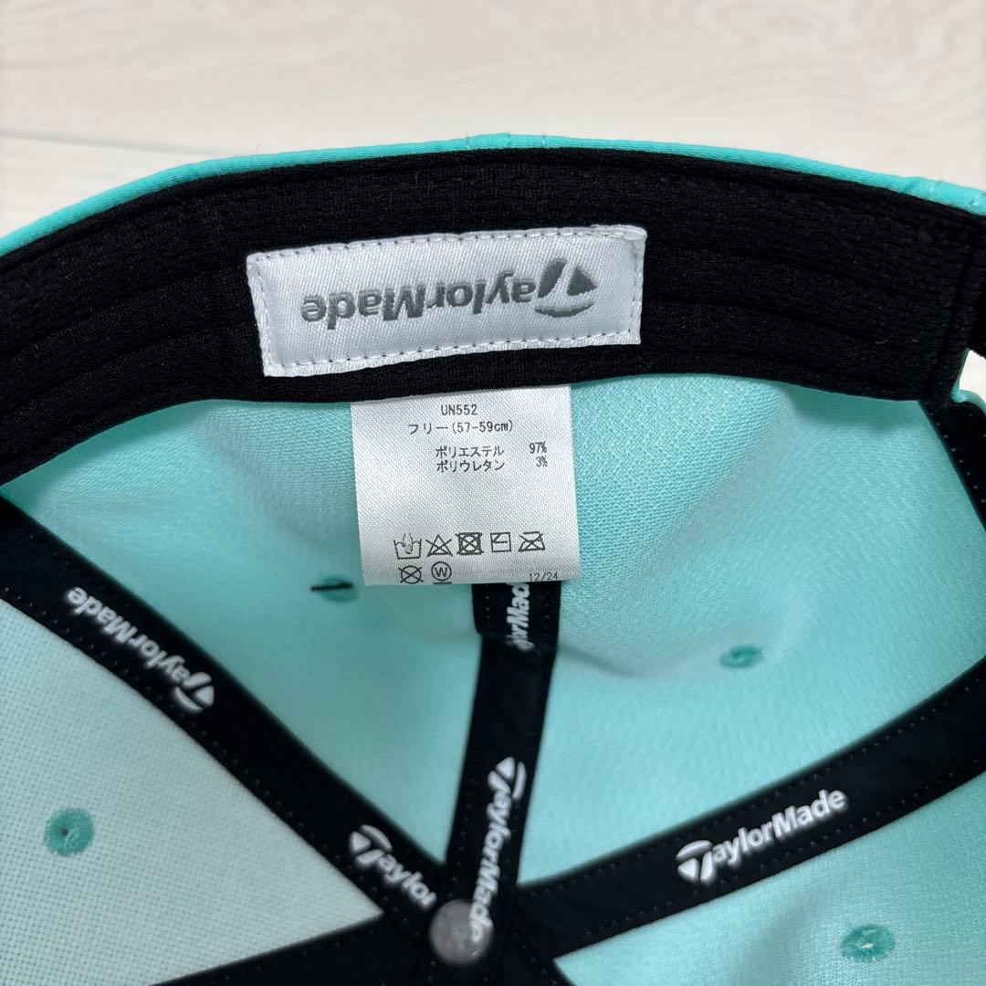 TaylorMade キャップ　ターコイズ