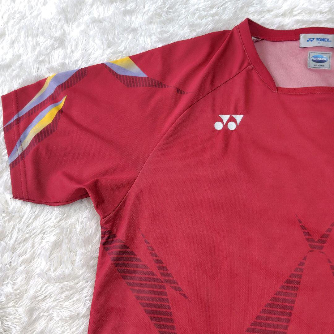 YONEX　ヨネックス　ゲームシャツ　クレナイ　Oサイズ