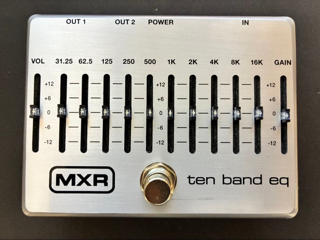 ☆送料無料／完動品！☆MXR M108S 10 Band Graphic EQ