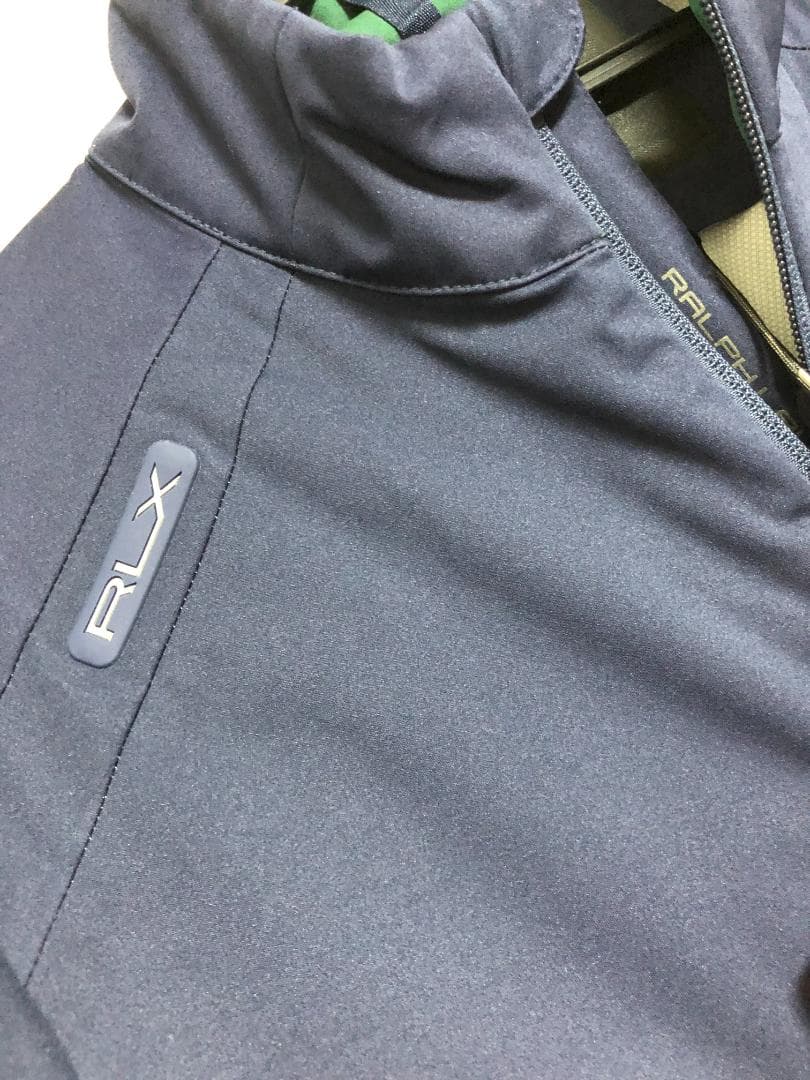 未使用 RLX カラーブロックパッカブルジャケット XS S 紺