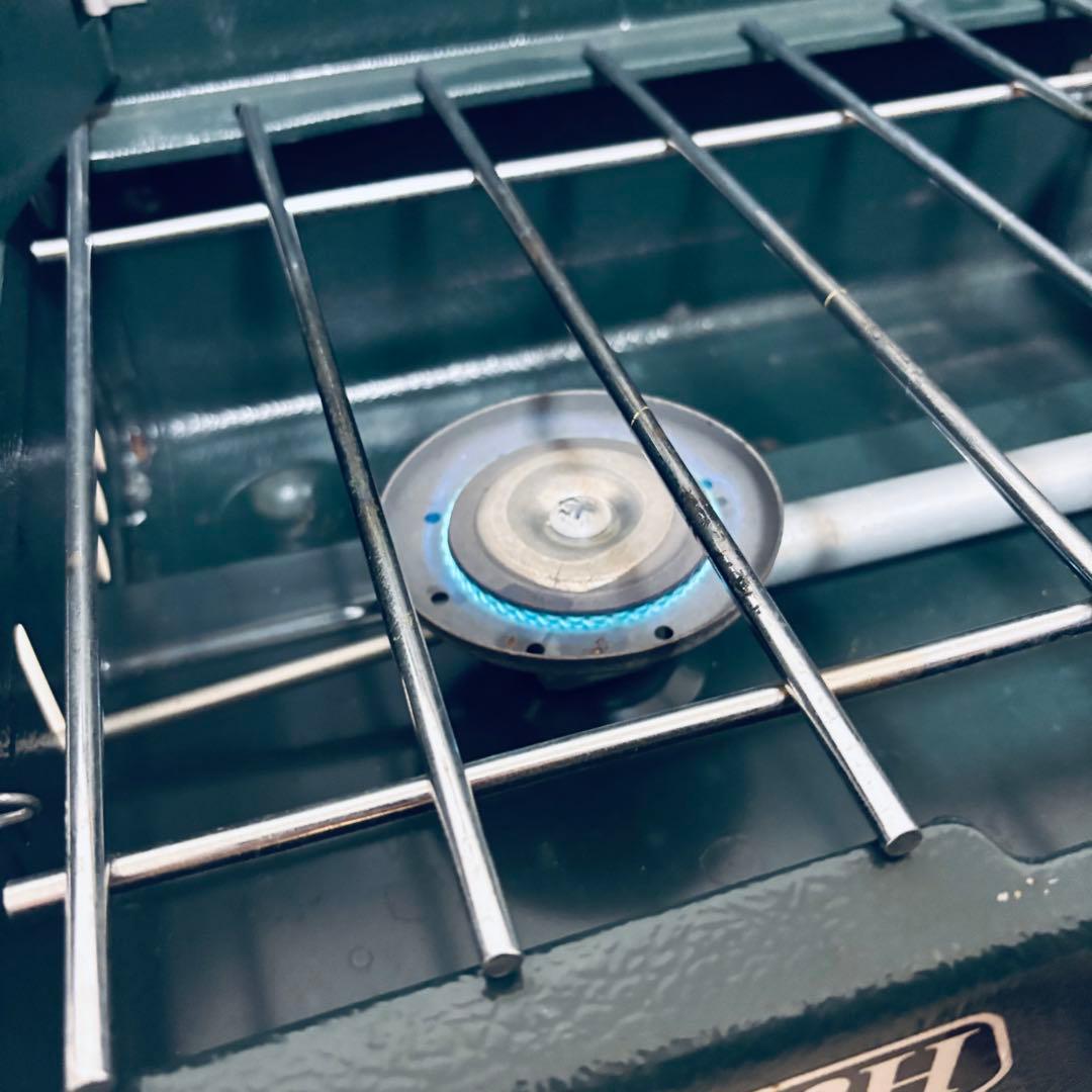 美品人気 Coleman コールマン 413H ガソリン ツーバーナー コンロ