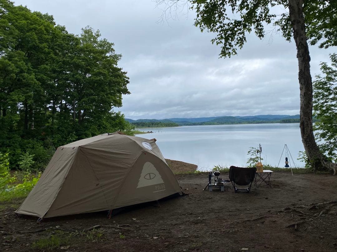 ポーラー two person tent サンドカラー　専用フットプリント付