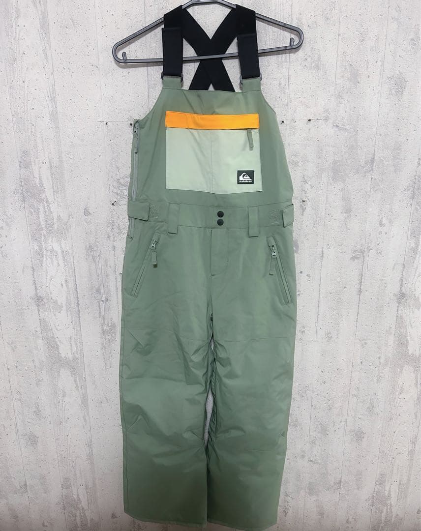 2月限定セール＊QUIKSILVERビブパンツMサイズレディースカーキ