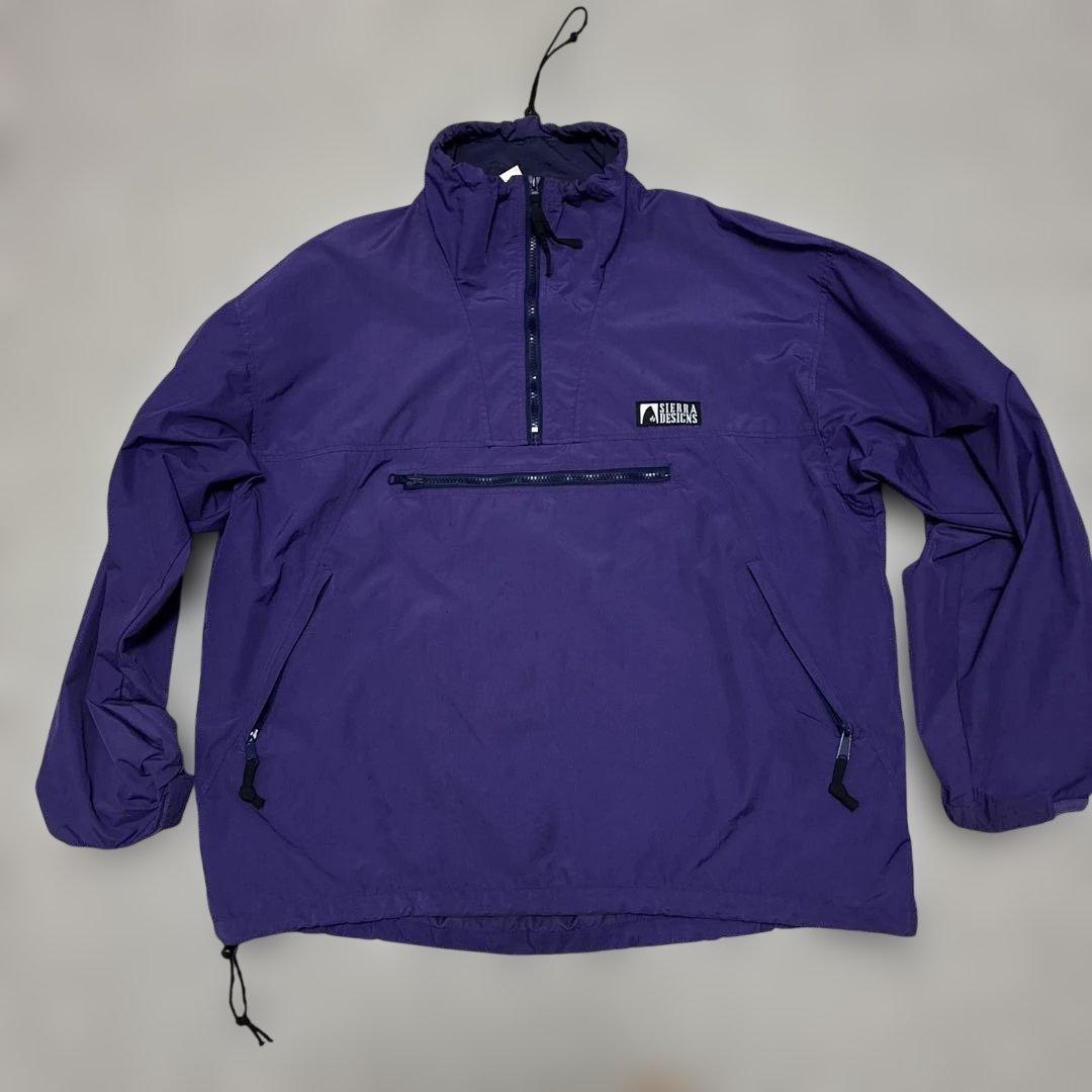 90's SIERRA DESIGNS パープル ウィンドブレーカー　XL