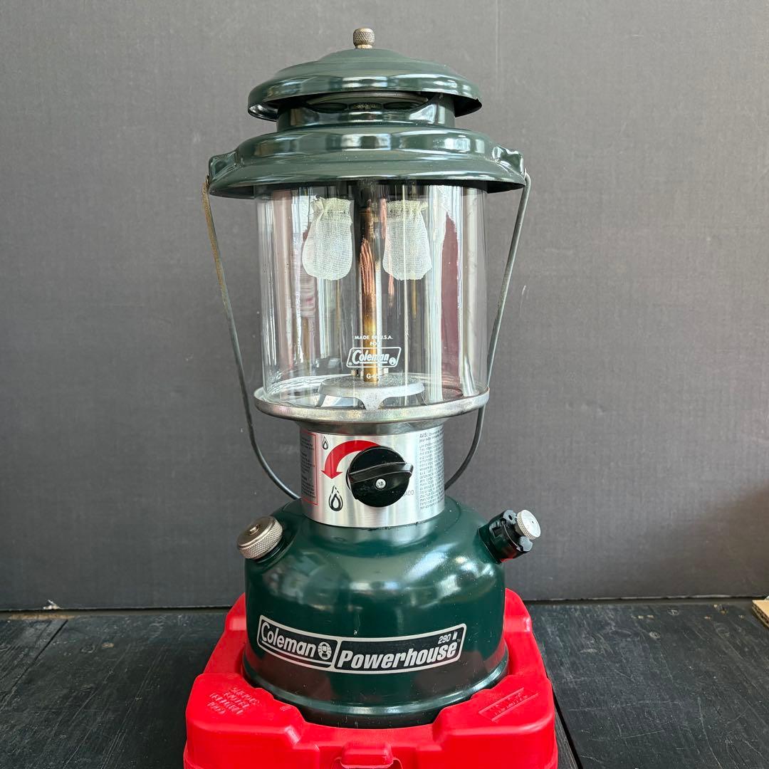 Coleman 290a ランタン ケース付き 95年10月 中古