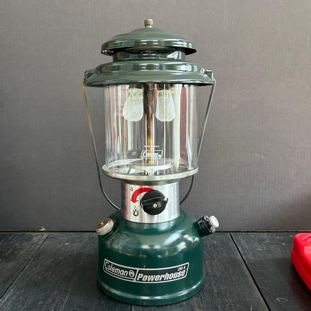 Coleman 290a ランタン ケース付き 95年10月 中古